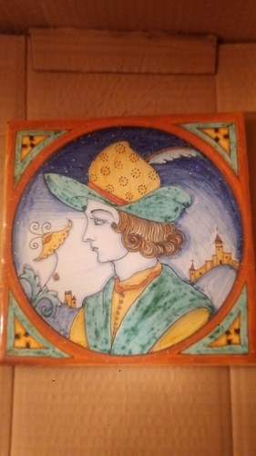 Antica piastrella deruta - deruta, anni