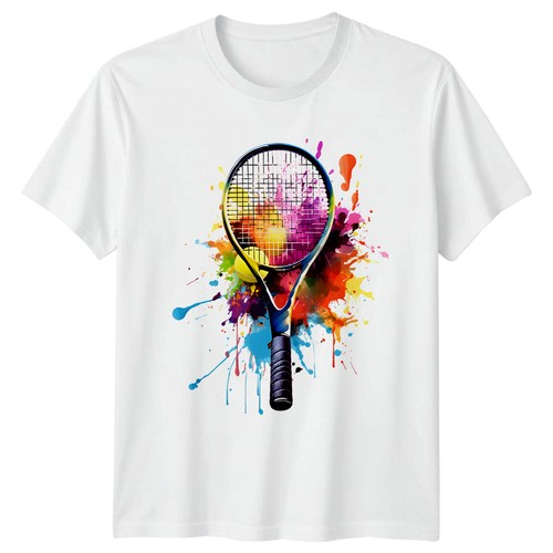 Shirt colorata astratta - colorata,