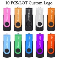 10 pezzi metallo colorato USB
