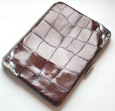 ANTIQUE CROCODILE LEATHER &