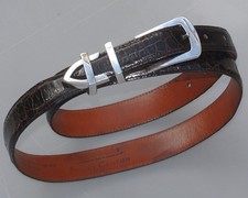 Cinghia cintura in alligatore