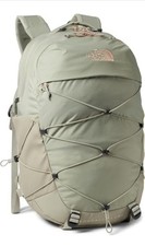 THE NORTH FACE Zaino Donna Borealis Luxe, Grigio Argilla/Corallo Bruciato Metallizzato OS