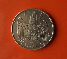 1 LIRA 1940 IMPERO VITTORIO