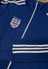 Rara Giacca Tuta Adidas Vintage Originale Anni 70 Replica Inghilterra Tg. M