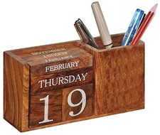 - Calendar Block - Wooden