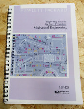 MECHANICAL ENGINEERING FOR YOUR HP 42S CALCULATOR RISTAMPA INGLESE