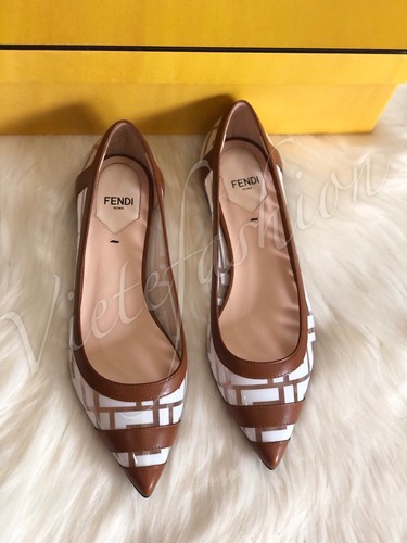 Ballerine fendi brown colibrì - ballerine,