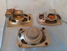 Mini lotto x3 Altoparlanti Antichi Vintage d'epoca Speakers Radio TV FUNZIONANTI