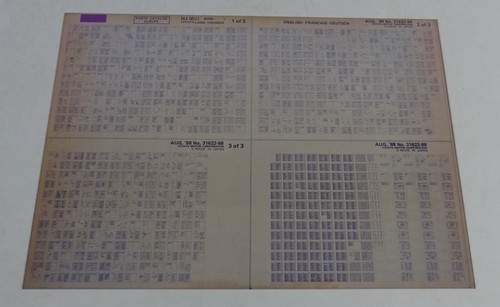 Catalogo parti microfichè - microfichè, /