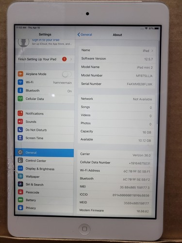 Apple ipad mini a1490 gb - ipad,