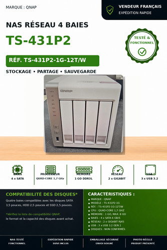 Qnap 431p2 12tb - , 1gb