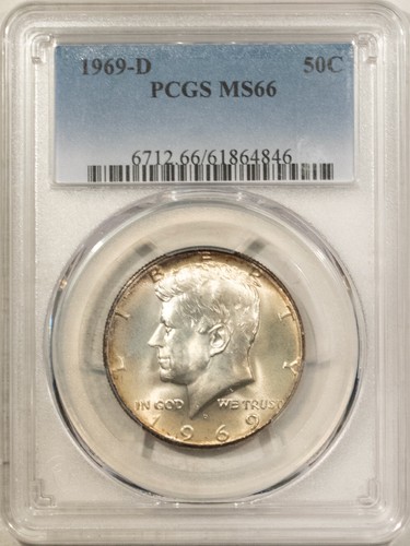 1969 mezzo dollaro - 1969-d, kennedy