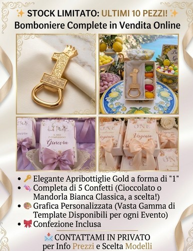 Bomboniere con confetti - con, e