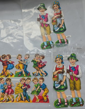 Lotto Bambole di Carta Vintage