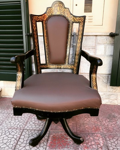 Antica poltrona girevole - antica,
