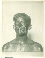 1933 MANTOVA Vindizio NODARI PESENTI Busto in bronzo *Fotografia coeva