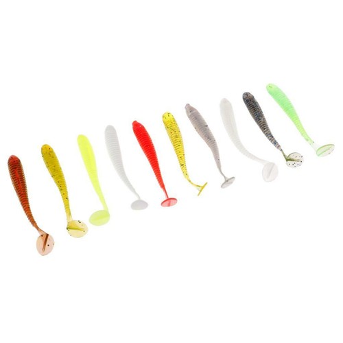 10pcs esche morbide pesca - esche,