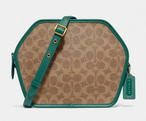 Coach pochette geometrica con
