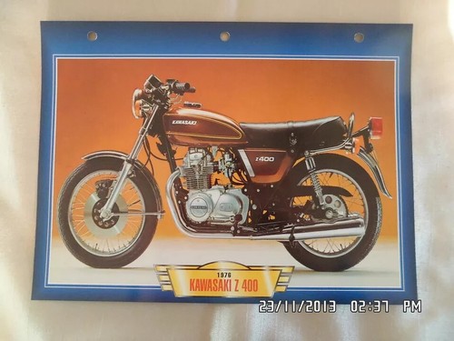 Carte fiche moto - kawasaki, z