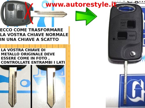 Chiave guscio cover key toyota - chiave,