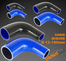 Curva Riduzione TUBO flessibile 90°Gradi SILICONE Manicotto Riduttore Vuoto Aria