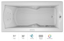 Jacuzzi FUZ7236 CRL 4CH 72" x