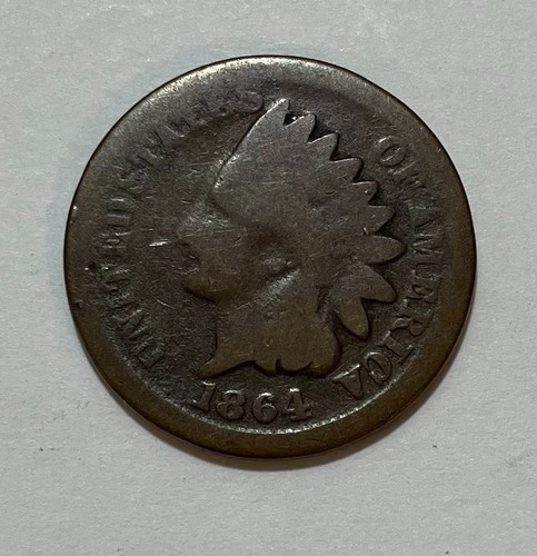 1864 indian head one - 1864, u.s.