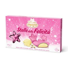 CONFETTI STELLINE ROSA PERLATO