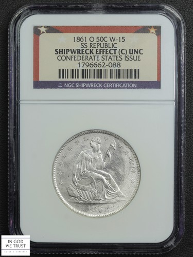 1861 confederato 15 mezzo - 1861, w-15