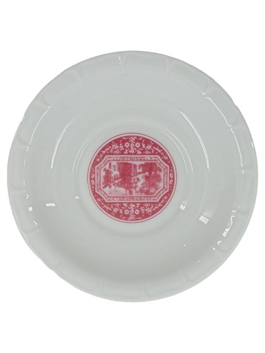 Sottopiatto bianco rosso - sottopiatto,