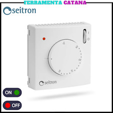 TERMOSTATO SEITRON PER CALDAIA AMBIENTE MECCANICO TERMOSTATI MANUALE ON OFF 220V