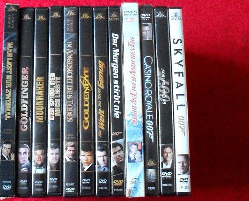 Dvd sammlung james bond - 12,