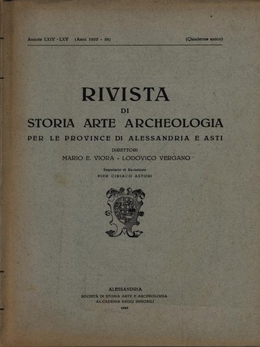 Rivista storia arte - di,