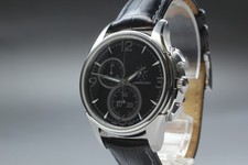 [Quasi come nuovo] Hamilton Jazz Master H323720 Black Quartz Chrono Men...