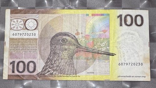 Banconota 100 gulden olanda - banconota, da