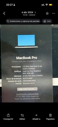 Apple macbook pro 2018 - 2018,