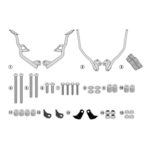 Staffa bauletto givi monokey - staffa,