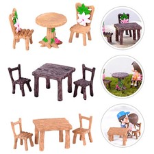  5 Sets Tavolo Sedie Mobili in