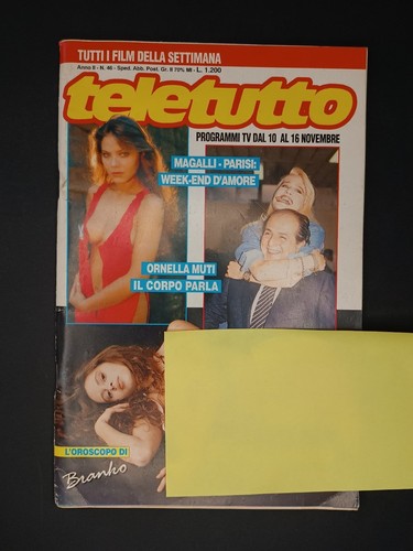 Rivista teletutto 1986 - teletutto, n.46