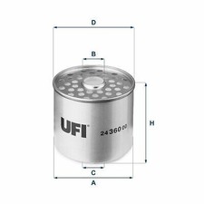 UFI Filters, Filtro Gasolio