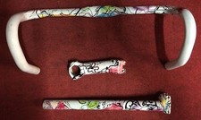 Attacco manubrio canotto sella bici corsa bike handlebar stem seat tube Italy