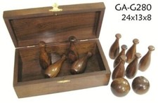 BOWLING IN LEGNO DA TAVOLO