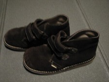 Scarponcini Polacchino  pelle scamosciati a strappi Balducci  Bambino vintage 90