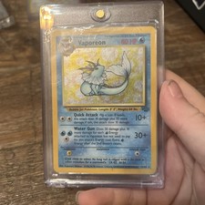 VAPOREON holo raro, molto