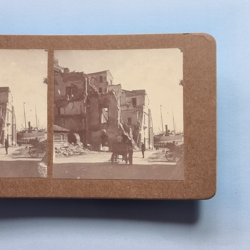Messina sicily stereoview - stereoview, 3d