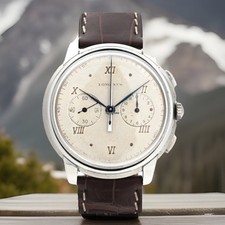 Orologio Longines 13ZN12 SOMMATORE flyback acciaio cassa 39mm 1945 quadrante originale 'Raro'