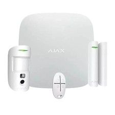 AJAX Kit  Antifurto senza fili Professionale Wireless bianco con foto verifica