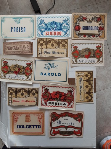 Vintage etichette vino - 13,