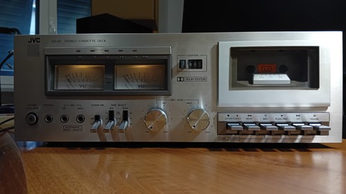 Cassette deck jvc silver - cassette, kd-10