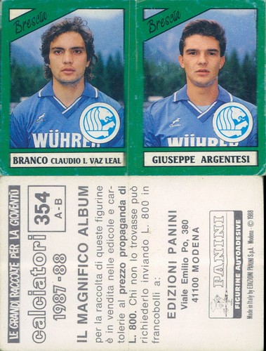 Calciatori panini 1987 - calciatori,